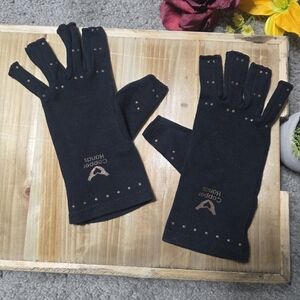 Copper Hands Arthritis Fingertip-less Compression Gloves Size L / XL